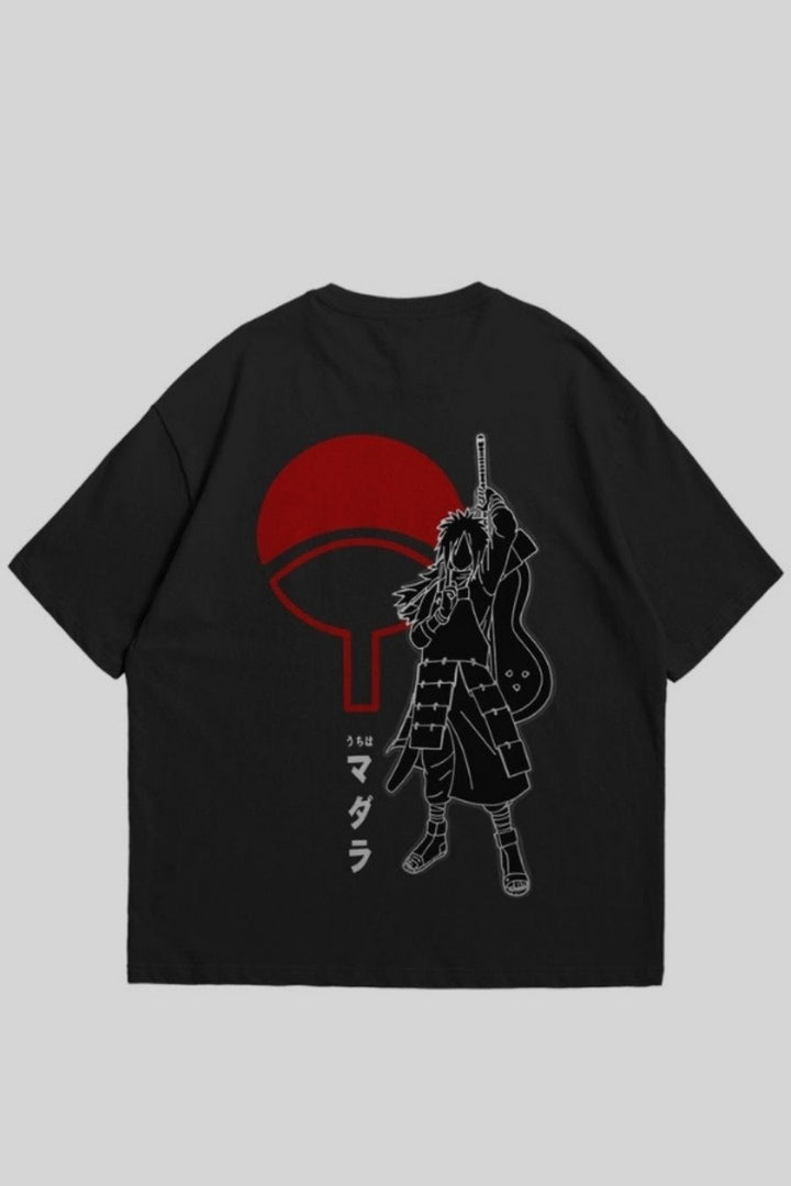 Men's Uchiha Madara Printed Oversized T-shirt