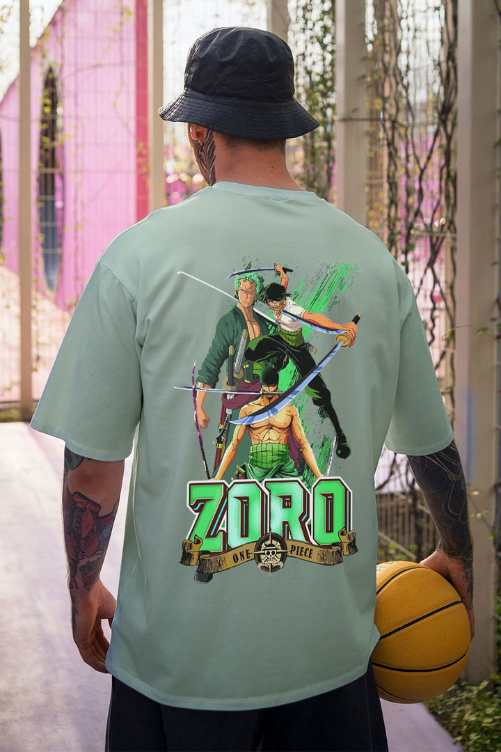 Men's Onepiece Zoro Graphic Oversized T-shirt
