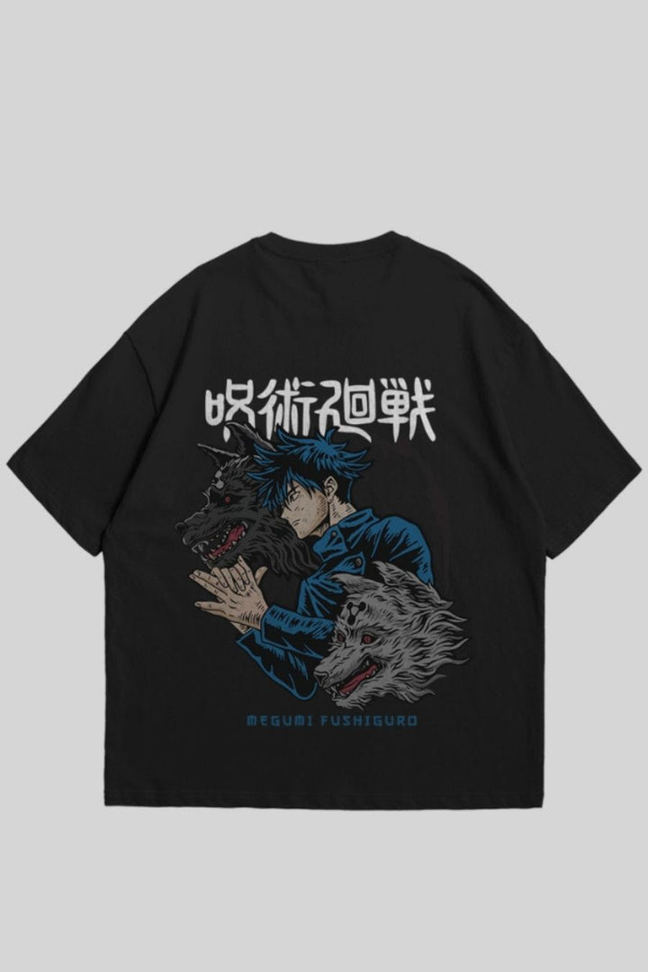 Men's Megumi Fushiguro Printed Oversized T-shirt