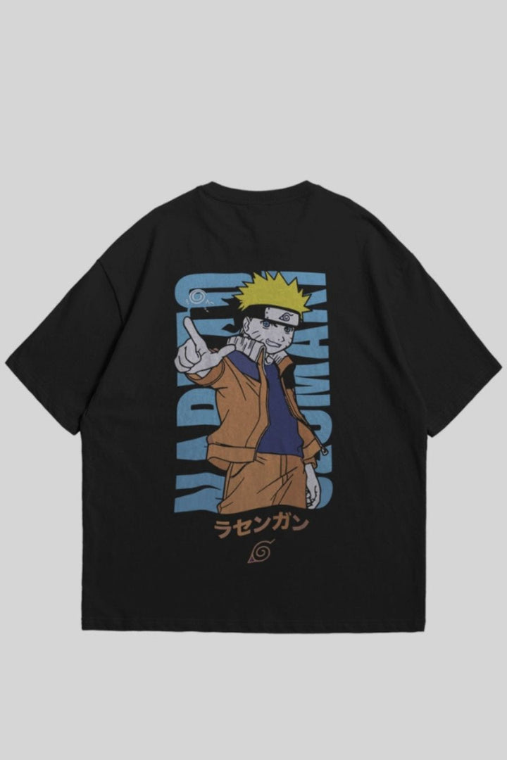 Men's God Of Shinobi Printed Oversized T-shirt