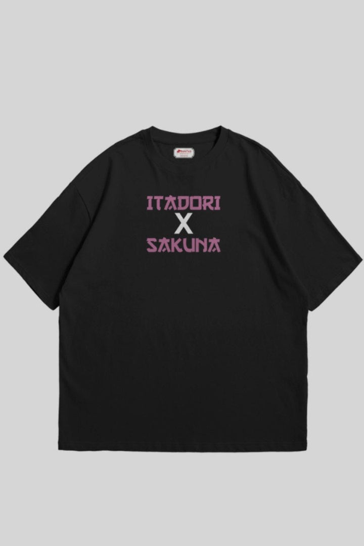 Men's Itadori x Sakuna Printed Oversized T-shirt