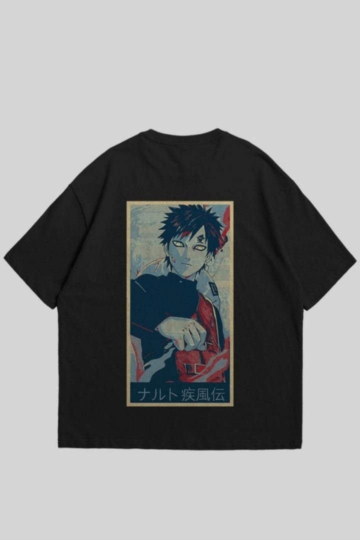 Gaara Sand Printed Oversized T-shirt