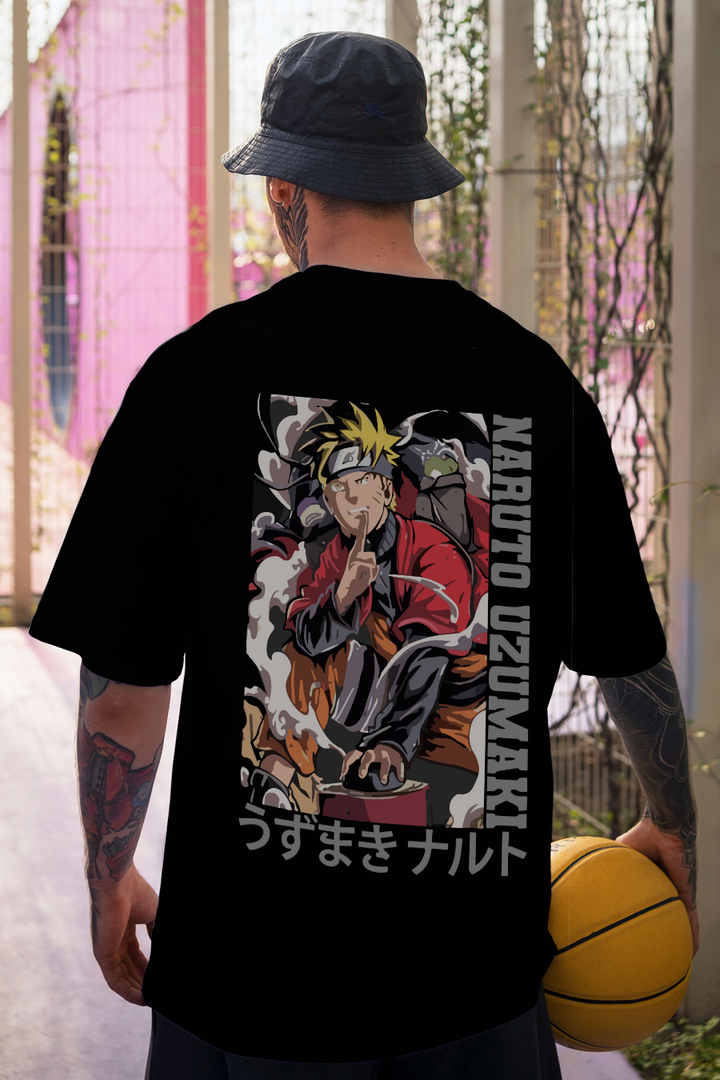 Naruto Uzumaki 2 Printed Oversized T-shirt